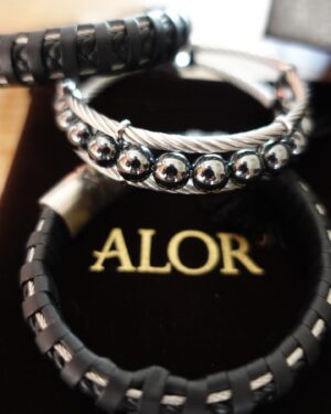 Matthew Moy Instagram - Happy New Year! LOVE my hematite and leather bracelets from @alorjewelry . Super classy! Use code MOY15 for 15% off until Valentine’s Day! #hematite #leathercable #cablebracelets #alor #jewelry