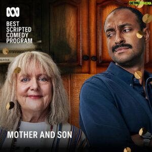 Matthew Okine Instagram - Stoked that Mother And Son has been nominated for three Logies. So many legends made our show possible. Cant thank them all enough! And of course a massive shoutout to the OG Geoffrey Atherden. Swing us a vote if you get a minute, keep your fingers crossed for us, and stream all of Season one on @abciview pls! 
.
@woodenhorse.tv @_denisescott @tvweekmag #2024LogiesAwards
