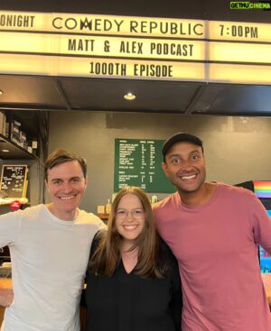 Matthew Okine Instagram - Our 1000th episode is out today. Honestly can't thank you enough if you've ever given us a spin. If youve got a fave moment from the last 4 years lemme know below. Shoutout to the amazing producer @brondojcsak, @samcav22 & @listnrentertainment ! @matt.and.alex