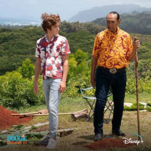 Matthew Sato Instagram - Big episode tomorrow ❤️ stream the season finale of @doogiekamealohamd on @disneyplus also, the last pic wins