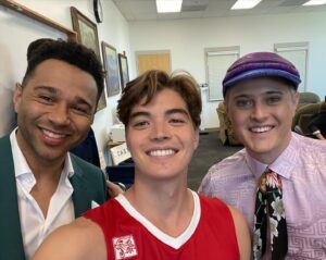 Matthew Sato Instagram - Finally able to share with all of you my time on @Highschoolmusicalseries. So incredibly grateful for the fun, the laughs, the memories, the amazing people and most of all, the friendships I made throughout this journey. Thanks, HSM, for welcoming me into the family & for letting me be a part of something I've cherished since I can remember. 🎬💙 I LOVE YOU ALL!!! 

(I couldn’t tag everyone)