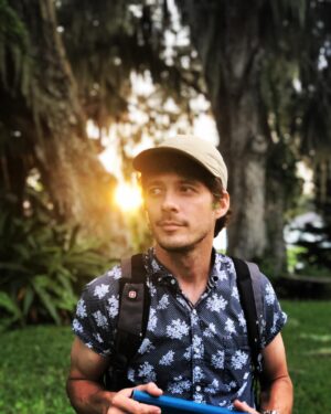 Matthew Underwood Instagram - Heading out to film, waiting for the sun to go away.