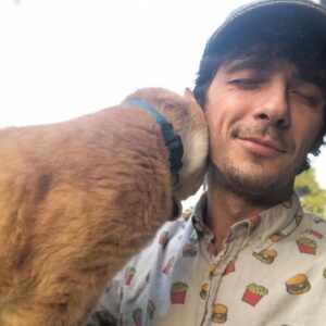 Matthew Underwood Instagram - Sometimes, face smooshes from a fat cat are just the thing I need to bring some light into my day. Max is always around to lend a hand with that.