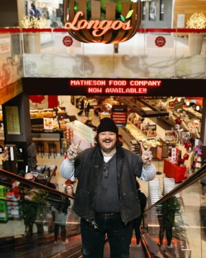 Matty Matheson Instagram - I CAN’T BELIEVE WE’RE IN STORES NOW!!! THANK YOU @MATHESONFOODCOMPANY! I CAN’T WAIT FOR EVERYONE TO TRY OUR BBQ SAUCES AND DRESSINGS THAT WE PERFECTED JUST FOR YOU. FOLLOW @MATHESONFOODCOMPANY THIS IS JUST THE BEGINNING!!!!

FIND US AT 26 @longosmarkets LOCATIONS
FIND US AT 21 @officialfarmboy LOCATIONS
FIND US AT 94 @indigo LOCATIONS
ALL ACROSS ONTARIO AND QUEBEC