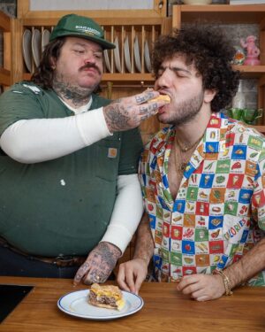 Matty Matheson Instagram - I LOVE MY BEST FRIEND I LOVE HIS BOOK YOULL LOVE HIS BOOK GET THE BOOK ITS THE BEST BOOK I LOVE YOU BENNY OPEN WIDE @ITSBENNYBLANCO