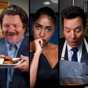 Matty Matheson Instagram - Every second counts, Jimmy. @ayoedebiri @mattymatheson @thebearfx #FallonTonight #TheBearFX