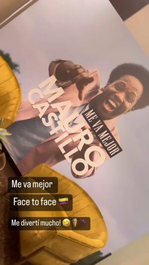 Mauro Castillo Instagram - Abrazos mi combo! Aquí les dejo resumen de mi face to face 🇨🇴#mevamejor