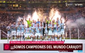 Mauro Castillo Instagram - Felicitaciones al equipo Argentino y a mis amig@s fanátic@s por su campeonato, abrazo al equipo francés. Qué buen juego nos dieron.