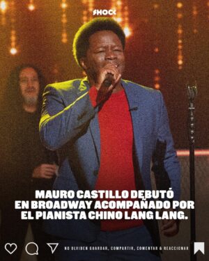 Mauro Castillo Instagram - El músico colombiano @maurocastillomc, reconocido como uno de los afrolatinos más influyentes del año en Estados Unidos, debutó anoche en Broadway al interpretar con el reconocido pianista chino Lang Lang 'We Don't Talk About Bruno', tema de la película ganadora al Premio Oscar 'Encanto' y 'El Alboroto', currulao con el que ganó hace unos años el festival Petronio Álvarez.
.
El espectáculo se realizó en Cipriani 25 de Broadway en Nueva York. Más información en www.shock.co
.
Sigan a @shock para más contenido musical y de cultura pop
.
#LangLang #Broadway #NewYork #USA #Theatre #MauroCastillo #Currulao #PetronioAlvarez #Pacifico #Afrolatin #Afro #Colombia #Colombian #Encanto #Wedonttalkaboutbruno #AcademyAwards