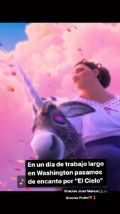 Mauro Castillo Instagram - Hoy descubrí el burricornio del gran @juanmaelcielo! Sos un orgullo hermano!