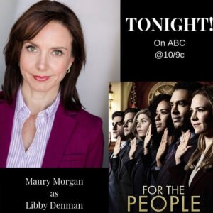 Maury Morgan Instagram - This should be a fun one. Check it out tonight on ABC. #shondarhimes #forthepeople