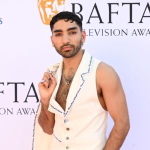 Mawaan Rizwan Instagram - Your boy won 🥹

Thank you to @bafta & the jury! The love for this show has been unreal and I can’t tell you how much that means to me. Bring on series 2!

#BAFTATVAwards
Styled by @kamranrajput 
Wearing @kenzo & @hublot 
Jewelry @thegreatfrogldn & @lagworld 
Makeup @susanamota
Hairstyling @chiesatohair 
Haircut @salon64london 
Photos @bafta @gettyentertainment @john_phillips_london @scottgarfitt