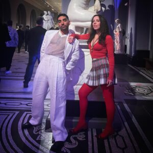 Mawaan Rizwan Instagram - BAFTA nominees party 🦢✨

.
.
🦢 Wearing @boss shoutout @taranjitgoodwin 🤍
📸1 @davebenett 
📸2 @rankinarchive 
📸3 @scottgarfitt