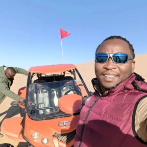 Max Bendo Instagram - Namibia port city walves bay wher the ocean meets the desart amazing