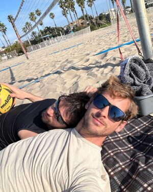 Max Emerson Instagram - Needed a haircut, but went to the beach with my boyfriend instead