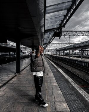 Max George Instagram - Waitin at the station💨