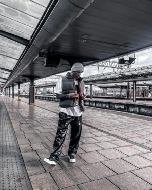 Max George Instagram - Waitin at the station💨