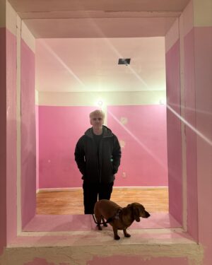 Max Joseph Instagram - This is a series I like to call Simon and I in the pink space #daschunds