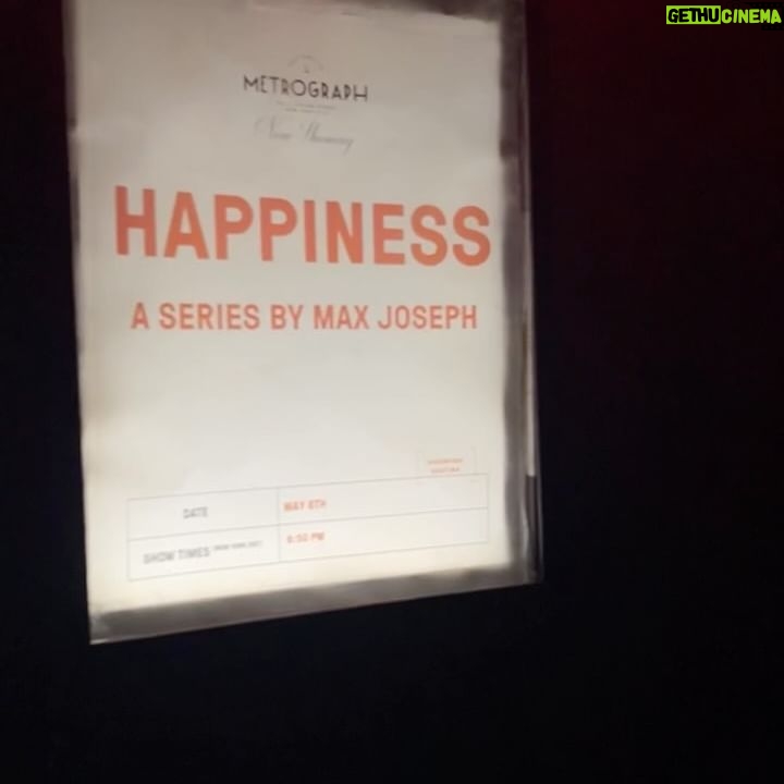 Max Joseph - 5.8K Likes - WOW! What an exciting night of HAPPINESS at the New York premiere! My heart is so full (of dopamine and serotonin)! Thank you to @caseyneistat, @matterneuroscience, @metrograph, and everyone who came in support of HAPPINESS!
📸: @callakessler
#HAPPINESS #HappinessSeries #HappinesstotheMax #PursuitofHappiness #NewYork
