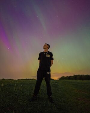 Max Mills Instagram - Never thought I’d see the northern lights without having to leave the UK but here we are…