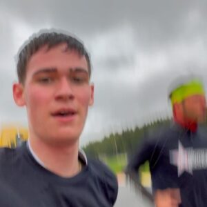 Max Mills Instagram - Swipe to see me try to outrun a truck.. 🏃‍♂️

Would like to also add that it was an absolute honour to run the track yesterday alongside the F1 drivers and teams in memory of Anthoine Hubert and Dilano van ‘t Hoff ❤️