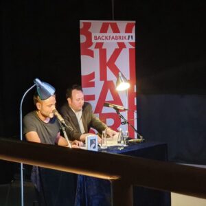 Max Riemelt Instagram - Yesterday evening at the Kulturbrauerei in Berlin: Joey Goebel and Max present Joey's new book "Irgendwann wird es gut" (I know It´s Going to Happen For You Someday) It was a great evening - many thanks to everyone who was there!