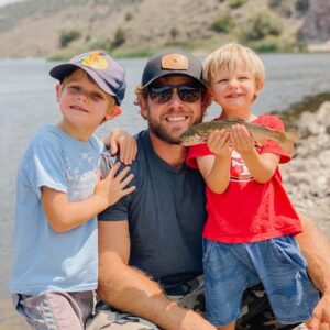 Max Thieriot Instagram - Making memories in the outdoors! Our little family sure loves spending time in the mountains ❤️ #getoutside #getoutdoors #mountains #fishing