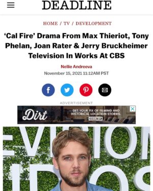 Max Thieriot Instagram - Well looks like the cat is out of the bag 😅 Growing up on a farm in a small town in Northern California I never imagined I’d become an actor or director or producer or anything close to these things but I couldn’t be more grateful. I always knew I loved to tell stories and this one means a lot to me. Thank you @cbstvstudios @cbstv @jerrybruckheimer @kargfm @littmanji @tvphelan @joanrater for believing! All your love and support means the world to me! For everyone out there with a dream… chase it! Because a dream won’t chase you back ❤️