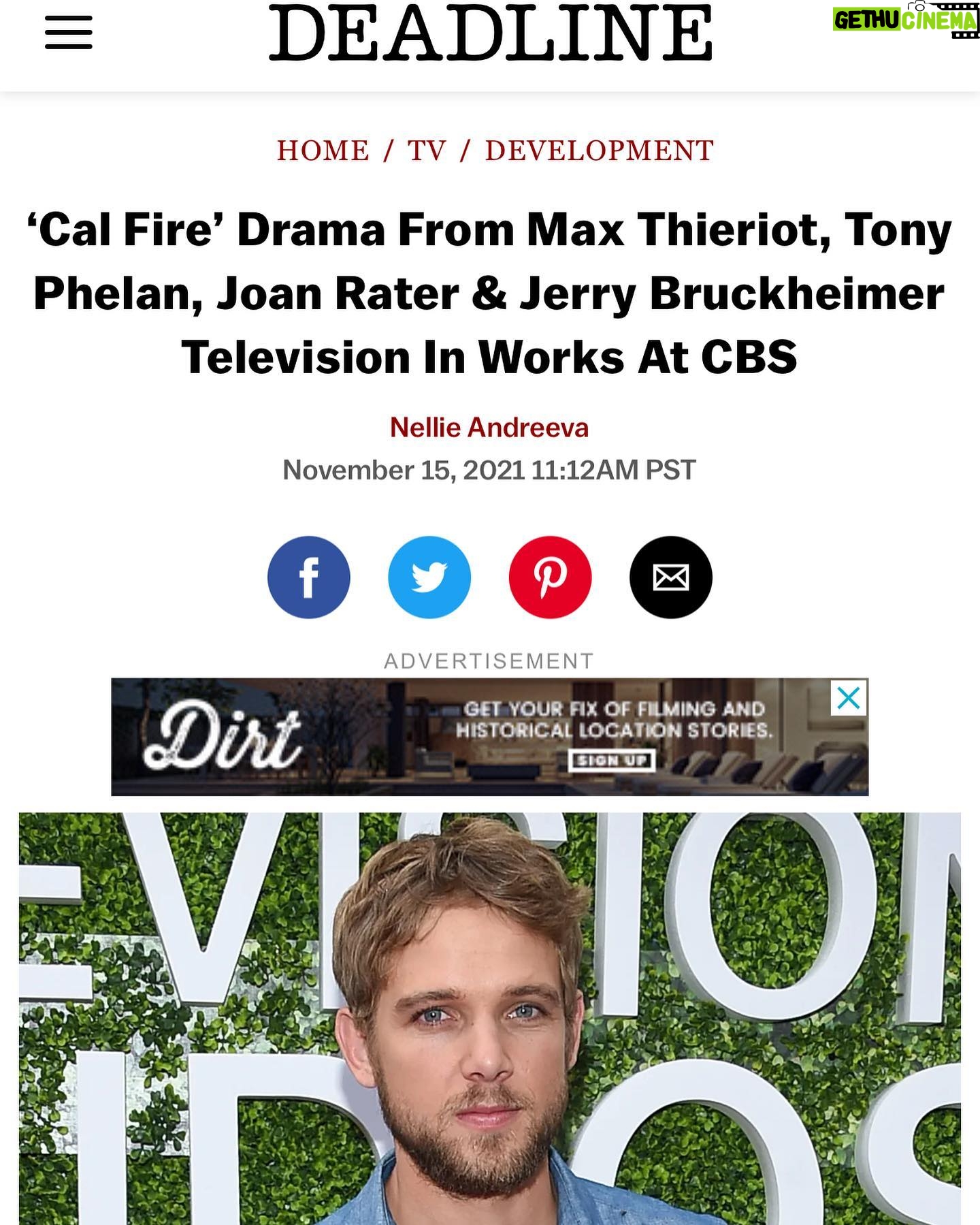 Max Thieriot - 22K Likes - Well looks like the cat is out of the bag š
Growing up on a farm in a small town in Northern California I never imagined Iād become an actor or director or producer or anything close to these things but I couldnāt be more grateful. I always knew I loved to tell stories and this one means a lot to me. Thank you @cbstvstudios @cbstv @jerrybruckheimer @kargfm @littmanji @tvphelan @joanrater for believing! All your love and support means the world to me! For everyone out there with a dream⦠chase it! Because a dream wonāt chase you back ā¤ļø