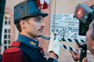 Maxence Danet-Fauvel Instagram - Fier de vous présenter Colin De Renier, jeune Saint-Cyrien dépêché au front avec son régiment pendant les premières semaines de la guerre en 1914.

Les Combattantes - ce soir à 21:10 sur @tf1 

Merci à Alexandre Laurent et Iris Bucher pour leur confiance. Merci à mes soldats et camarades de guerres. Merci à toute l’équipe. Merci la vie pour cette expérience hors du commun. On y a mis nos cœurs et nos tripes, j’espère que vous le ressentirez. 

Go.