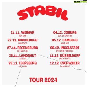 Maxi Gstettenbauer Instagram - Ab Herbst ❤️

Unter anderem neu dabei: Saarbrücken, Gera, Weimar, Konstanz und viele mehr. Das ist das erste Drittel der Tour. Es kommen noch viele mehr Städte dazu! Unter anderem Hamburg usw. also keine Sorge. In welche Stadt soll ich noch kommen?