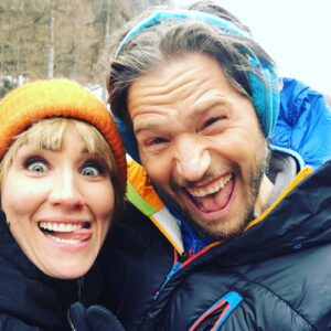 Maxi Warwel Instagram - madness #kalt #hirnfrost #partnersincrime #diebergretter #arbeitenwennanderenachhausegehenwürden @sebastianstroebel_official