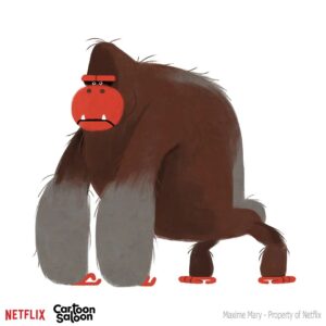 Maxime Mary Instagram - Here are some gorillas I did for ''My father's dragon''. I really enjoyed this part, trying some very different things.

#cartoonsaloon #netflix #conceptart #myfathersdragon #characterdesign #artistoninstagram