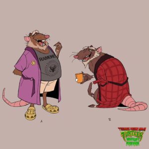Maxime Mary Instagram - Hello ! Here is an early pass on Splinter, during the very beginning of the project. 
#tmnt #teenagemutantninjaturtles #mutantmayhem #characterdesign
