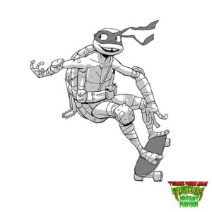Maxime Mary Instagram - More early dev on the turtles ... Today, Michelangelo ! 
#teenagemutantninjaturtles #tmnt #mutantmayhem #characterdesign