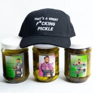 Maxwell Friedman Instagram - Now you can bite into a great fucking pickle year round!!!! ….while supplies last. 

available here https://www.kaylinandkaylin.com/collections/mjfs-pickles