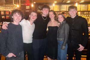 Maxwell Jenkins Instagram - Arcadian X NYC ❤️. So grateful to see friends and family from across so many chapters of my life. It was an absolute blast and I am so grateful this screening brought so many people I admire, love, and respect into one room. Thank you @rljefilms for such a fun night! 
Arcadian is out in Theaters THIS FRIDAY! Please check it out! 🪳 

A special shout out to the incredible humans at @ragandbone for the style🤎🤍. 

#arcadian #rjlefilms #shudder