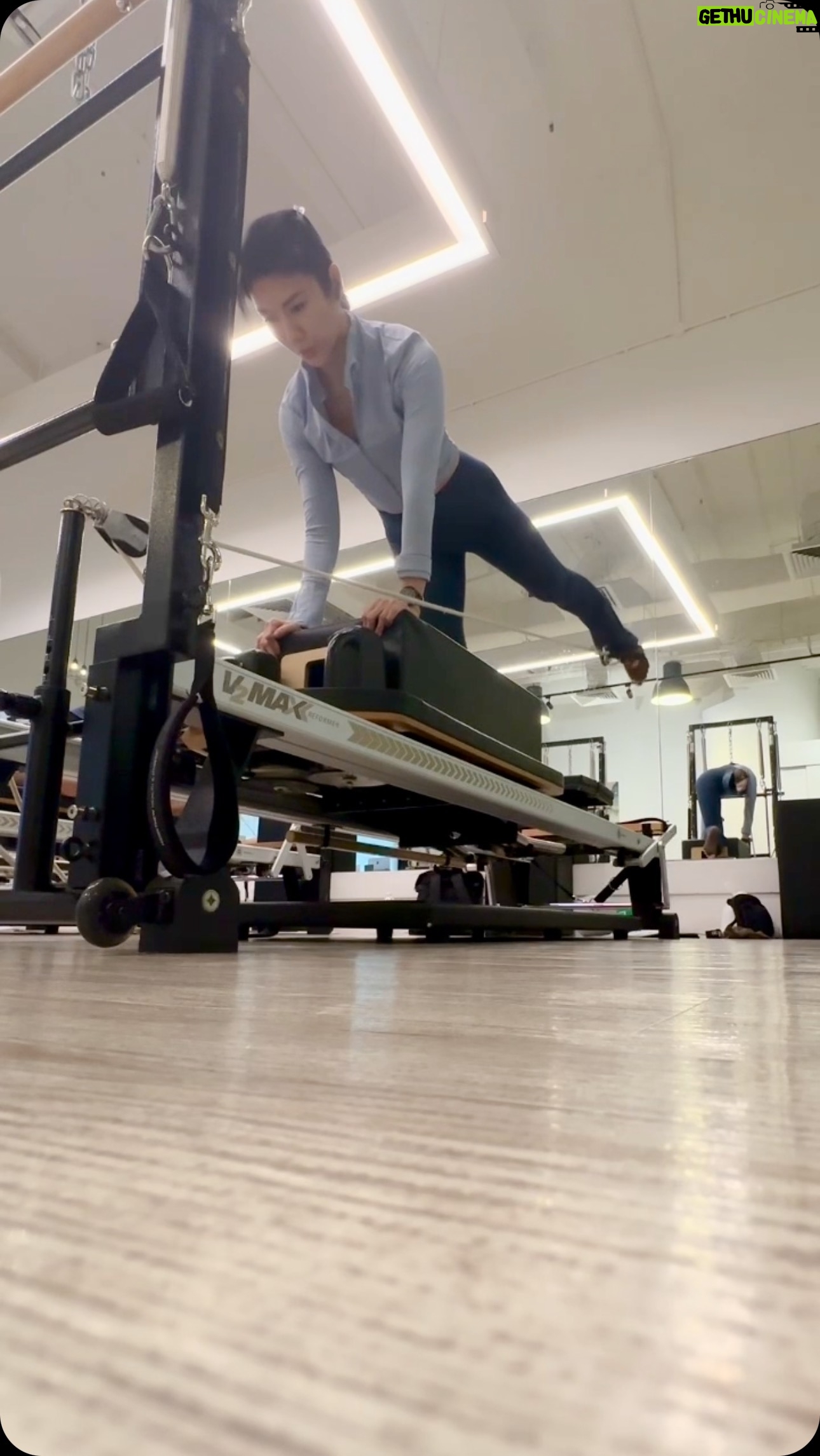 May Phua - 46 Likes - Getting into this stance without sinking into my normal and succumbing into my tight hamstrings takes many tries and several corrections to get it close to correct position.
Getting into a new normal would mean repeatedly doing it for more than 10-20mins and several times of a week to a month. The takeaway, if we could build that habit while working out, our mental capacity to handle resilience over into our daily life might increase significantly.
#pilatesinstructor #personaltrainer #selftraining #selfdevelopment #pilates #legspullingstraps #stottpilatesreformer