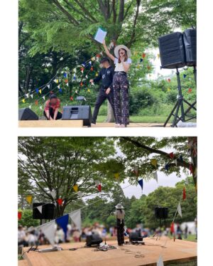 Mayu Sugieda Instagram - ☺︎
Yokohama Nature Week 2024！
お越しいただいた皆様、ありがとうございました🌿

自然の中で、大勢の子どもたちが
楽しそうに走り回っていたり…
遊具で思い思いに遊んでいたり…
ステージの周りに集まってみては
アーティストのライブ曲に合わせて
元気いっぱいに手拍子をしてくれたり😌🫶

もちろん子供達だけではなく
大勢の大人の方々も、公園を・公演を楽しんでくださり
リラックスして優しい微笑みを浮かべるお顔
たくさん拝見することができました！！

音楽の楽しみ方、この空間、最高だなと。✨

実は…
今回の会場「こども自然公園」がある二俣川駅周辺は
親戚が住んでいて、小さい頃からよく通っている場所🚃
実際、一時期住んでいたこともあるくらい🤭
なので、本当に地元のような気持ちで
お仕事ができ、嬉しくて感激でした！！！🎙️

ベトナム→横浜と、イベント続きな5月。
続いては、5/25(土)大阪にてジェラート屋さんへ🍨
今週、またお会いしましょうね🥰🙂‍↕️💓

#イベント #情報 #今週 #明後日 #遊びに来てね 
#神奈川 #横浜 #こども自然公園 #MC #楽しみ
#Yokohama #nature #week #2024 #live
#アーティスト #ライブ #杉枝真結 #集合