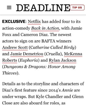 McKenna Roberts Instagram - I’m happy to share the good news!! So excited to be apart of the Netflix family and I can’t wait for everyone to see this amazing film we are working on!! #backinaction