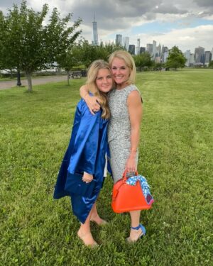 Meaghan B. Murphy Instagram - My daughter graduated 8th grade 🎓and it’s taken me all weekend to put my big(!) emotions into words. Yup, I cried (a lot) 😭 during the mass and ceremony.

Here’s why I was a puddle:

😇 I tucked my late Pop’s and my Nana’s hankies in my bag. I wanted them to “be there” with us for this milestone moment. That triggered all the feels from the first hymn. Also, why does children singing in church always wreck me?

🏫 Middle school is hard—then throw in a pandemic. Slideshow photos of students in masks, 😷 were an emotional reminder of how far we’ve all come in 4 years. 🙏🏼

💪🏽Being a Mom is my most important job. Knowing that I only have 4 more in-the-house years to get it right fills me with equal parts relief and sadness. 

🧡 But mostly, I’m just so proud. We love you, Charley!

Thank you @htsnj and the amazing staff for 4 incredible years. Let’s go @oakknollshc ⚡️

#graduation #graduate #highschooler #graduationceremony #mommoments #schooldays