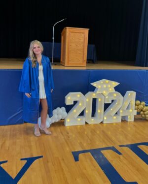 Meaghan B. Murphy Instagram - My daughter graduated 8th grade 🎓and it’s taken me all weekend to put my big(!) emotions into words. Yup, I cried (a lot) 😭 during the mass and ceremony.

Here’s why I was a puddle:

😇 I tucked my late Pop’s and my Nana’s hankies in my bag. I wanted them to “be there” with us for this milestone moment. That triggered all the feels from the first hymn. Also, why does children singing in church always wreck me?

🏫 Middle school is hard—then throw in a pandemic. Slideshow photos of students in masks, 😷 were an emotional reminder of how far we’ve all come in 4 years. 🙏🏼

💪🏽Being a Mom is my most important job. Knowing that I only have 4 more in-the-house years to get it right fills me with equal parts relief and sadness. 

🧡 But mostly, I’m just so proud. We love you, Charley!

Thank you @htsnj and the amazing staff for 4 incredible years. Let’s go @oakknollshc ⚡️

#graduation #graduate #highschooler #graduationceremony #mommoments #schooldays