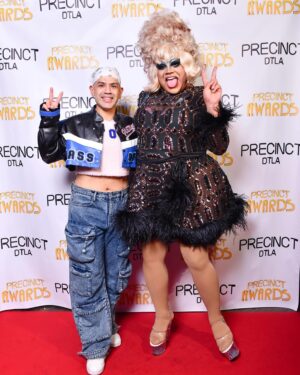Meatball Instagram - I had a wonderful time at the first ever @precinctdtla awards. Thanks for everyone who voted for me, and for @fatslutla. We really did that. My awards and I slept great.
(I did drop one and immediately break it after these pictures were taken.)