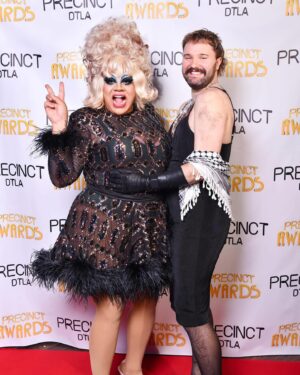 Meatball Instagram - I had a wonderful time at the first ever @precinctdtla awards. Thanks for everyone who voted for me, and for @fatslutla. We really did that. My awards and I slept great.
(I did drop one and immediately break it after these pictures were taken.)
