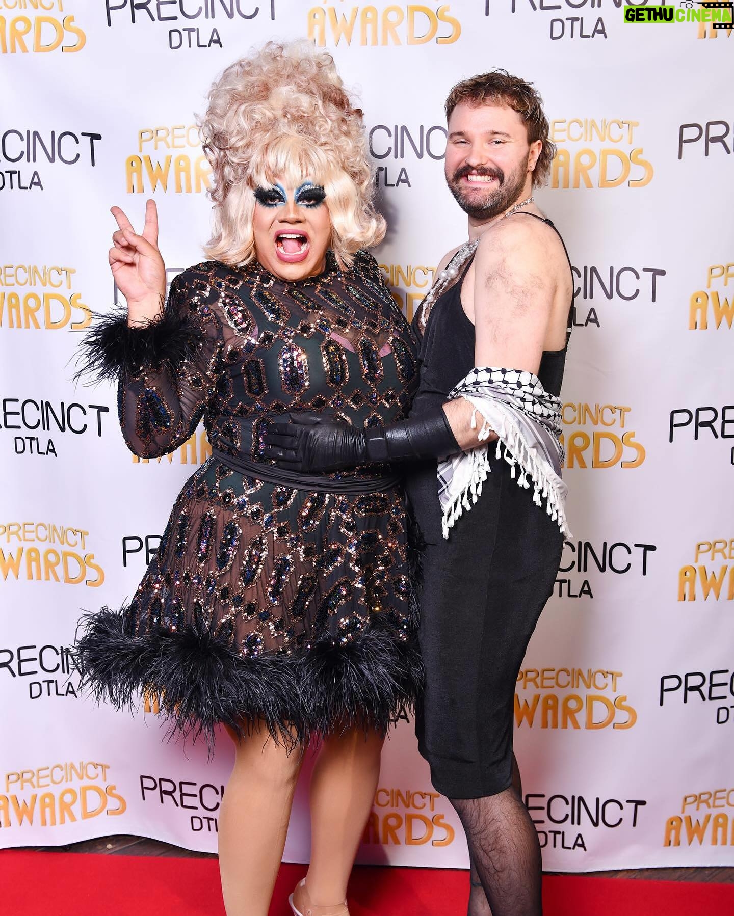 Meatball - 4.7K Likes - I had a wonderful time at the first ever @precinctdtla awards. Thanks for everyone who voted for me, and for @fatslutla. We really did that. My awards and I slept great.
(I did drop one and immediately break it after these pictures were taken.)