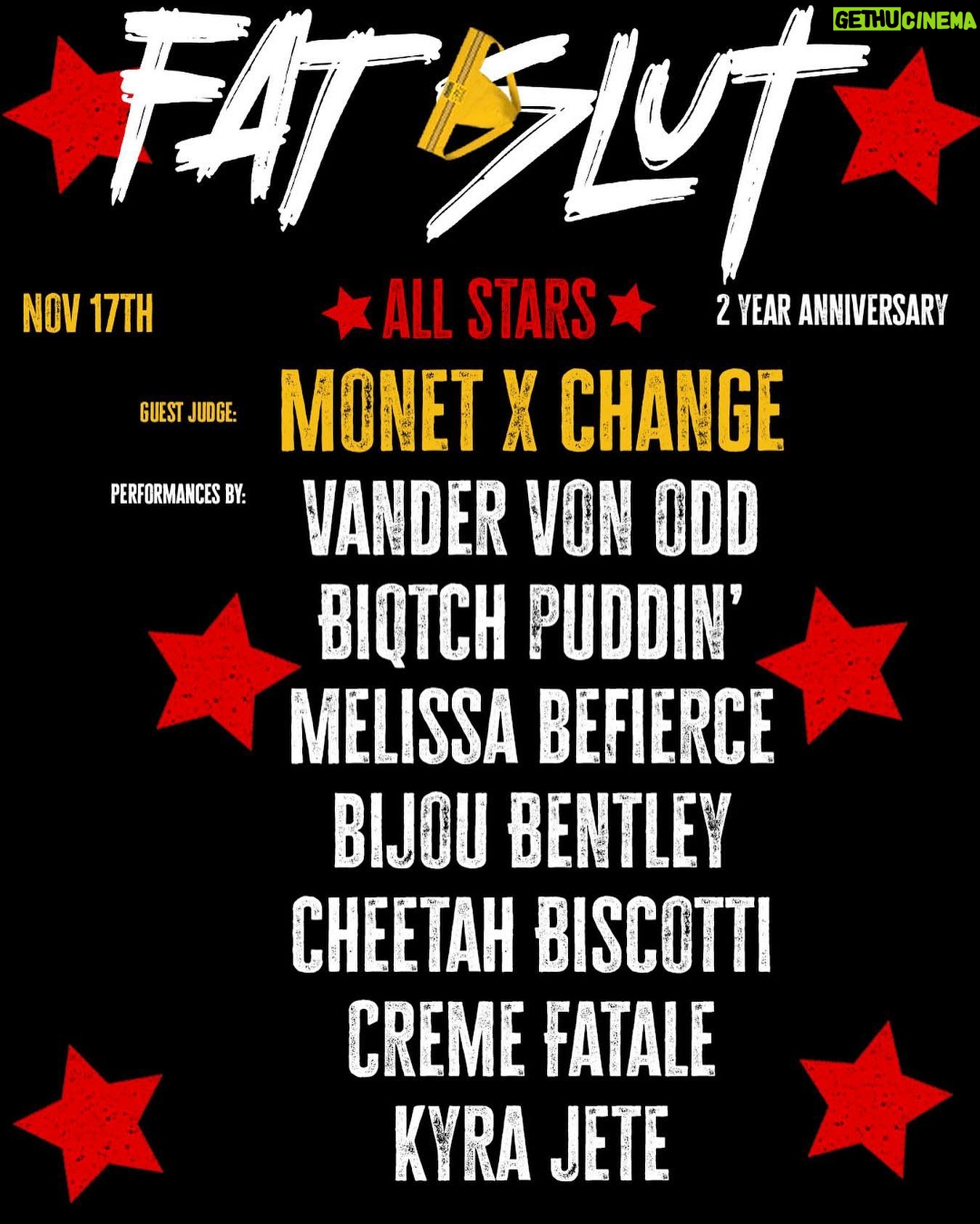 Meatball - 2.2K Likes - Get ready for an absolutely insane 2 year anniversary for @fatslutla hosted by @spiciestmeatball!!!
We’re having 5 of our favorite sexy eating competition winners compete against each other for the crown and title of Fattest Slut! Judged by the Iconic and never had a BBL Queen @monetxchange !!
With incredible performances from@my favorite performers @vandervonodd
@biqtchpuddin
@kyrajete
@cheetahbiscotti
@cremefatale
@bijou.bentley
@melissa_befierce