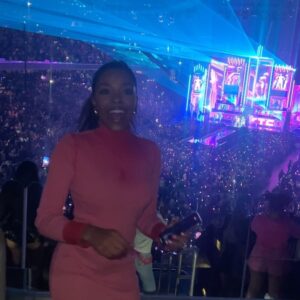 Mecole' Hayes Instagram - SO much fun last night at @capitalonearena for the @nickiminaj #GAGCITYDC concert! Thank you @monumental_sports for the complimentary suite tickets & BTS tour! 💕 LOVED EVERY MINUTE! 🩷

#MSEPartner