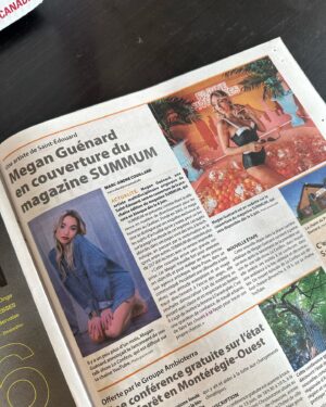 Megan Guénard Instagram - SUMMUM COVERGIRL😎

Aujourd’hui, c’est vraiment une journée spéciale, je suis dans les épiceries, pharmacies, un peu partout et même dans le coup d’œil qui mentionne que je suis dans le summum et que je suis la COVERGIRL!! 

Une expérience mémorable qui est représente bien qui je suis: ouverte à sortir de sa zone de confort, capable d’exprimer ses limites et qui prône l’acceptation de soi🫶

Ce n’est que le début de nombreuses aventures! Merci énormément à mon agent Pascal Martineau de @agenceartistiquemarieprose qui m’encourage et me guide dans mon parcours si déjà incroyable à mon âge🥹

Merci aussi à l’équipe du @summummagazine pour cet expérience incroyable avec des gens si talentueux: @carl.theriault.photo et @beautybymoraima ❤️