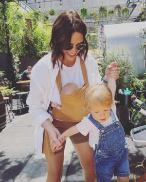 Megan Mitchell Instagram - Thrilled to be your mom. Tired. But truly thrilled