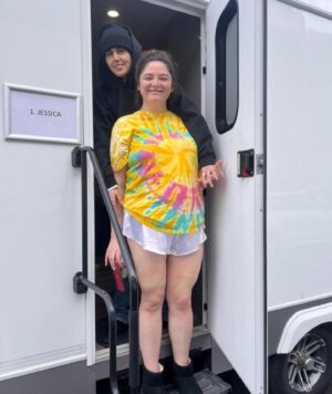 Megan Stalter Instagram - I lived in London for four months and we made a big special show called Too Much 🌷🌷🌷I love love love everyone who made it and I love love love my hot sweet perfect girlfriend who supported me through the whole thing and when she came to visit I paraded her around set because she's my star⭐️ ⭐️⭐️💗💗💗